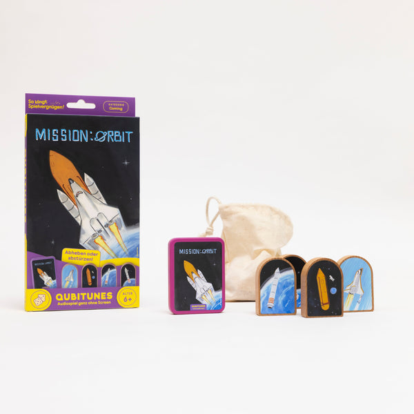 Mission: Orbit žaidimo pakuotė ir medinės kaladėlės